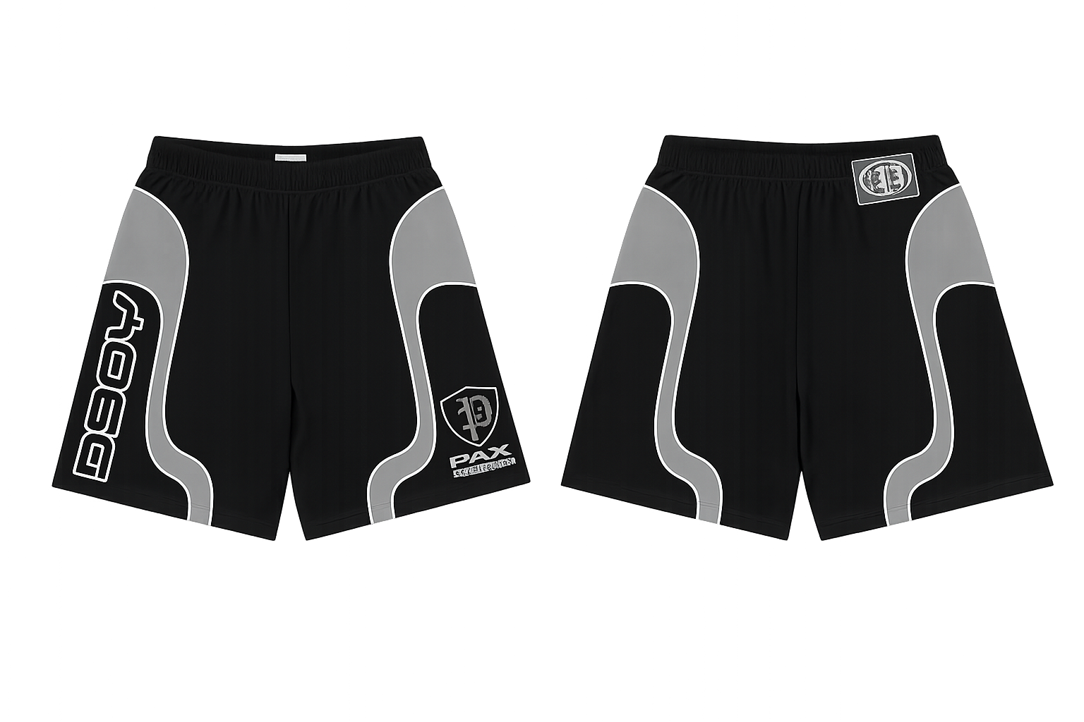 Black Dboy Shorts Set
